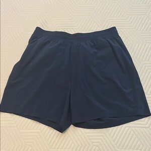 Men’s Lululemon Pacebreaker short 7”. Linerless. Size L. Color Night Sea